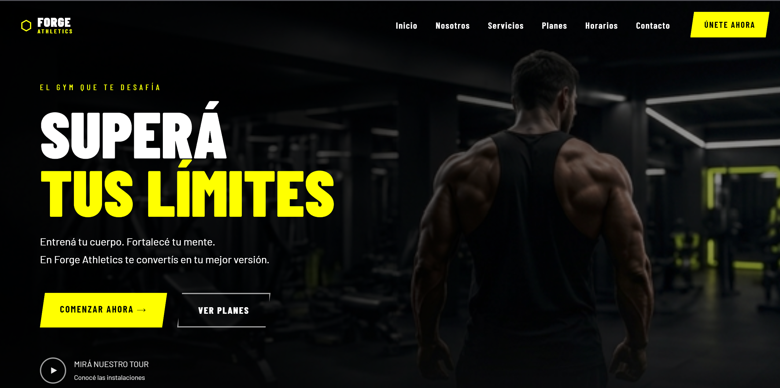 Gym & Fitness Landing